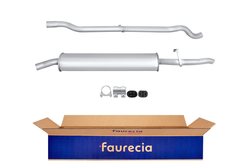 FAURECIA 8LD 366 029-111 Rear Muffler - Easy2Fit® Kit - fits LANCIA DELTA II