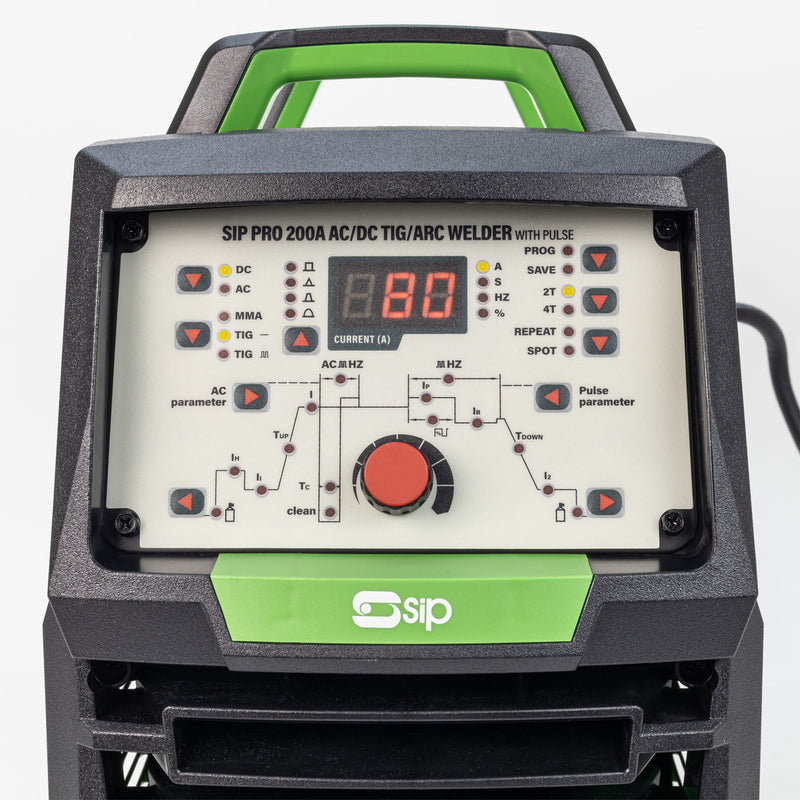 SIP PRO 200A AC/DC TIG/ARC Welder with Pulse