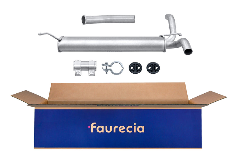 FAURECIA 8LD 366 029-131 Rear Muffler - Easy2Fit® Kit - fits FIAT PUNTO