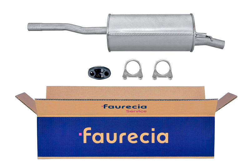 FAURECIA 8LD 366 034-331 Rear Muffler - Easy2Fit® Kit - fits RENAULT CLIO II