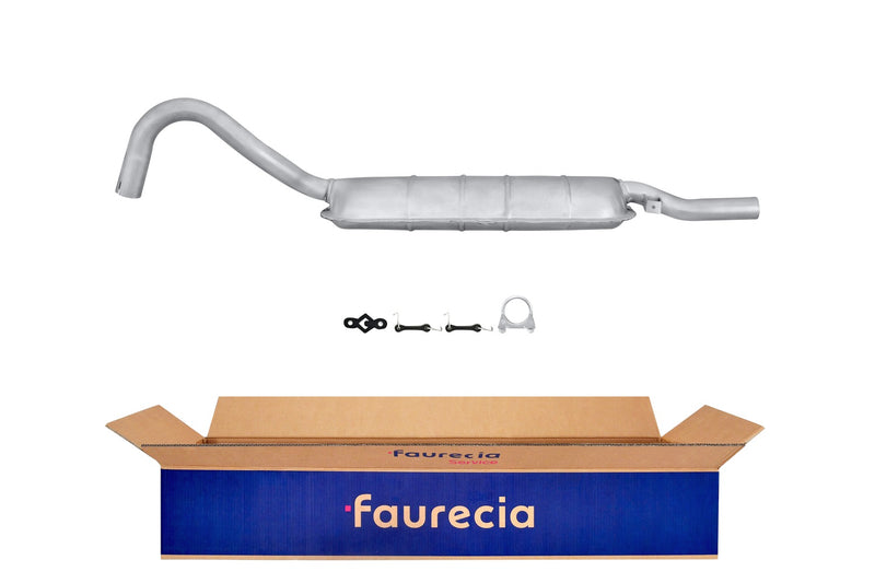 FAURECIA 8LD 366 032-561 Rear Muffler - Easy2Fit® Kit - fits PEUGEOT 607