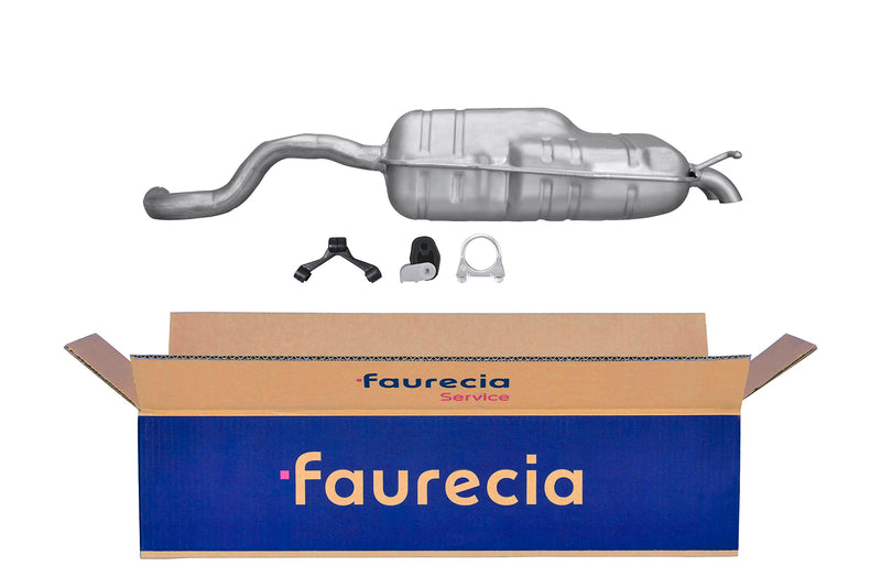 FAURECIA 8LD 366 028-131 Rear Muffler - Easy2Fit® Kit - fits DACIA LOGAN