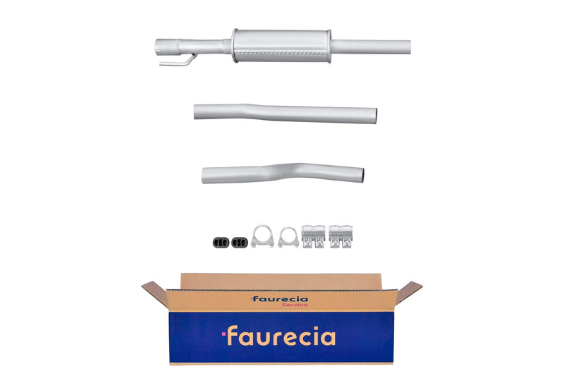 FAURECIA 8LB 366 021-311 Front Muffler - Easy2Fit® Kit - fits PEUGEOT 206