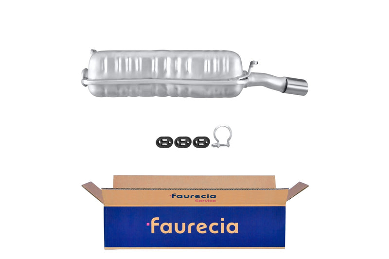 FAURECIA 8LD 366 028-301 Rear Muffler - Easy2Fit® Kit - fits DAEWOO NEXIA