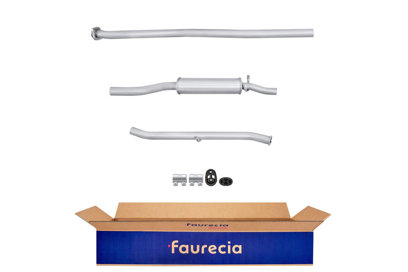 FAURECIA 8LD 366 033-461 Rear Muffler - Easy2Fit® Kit - fits NISSAN QASHQAI