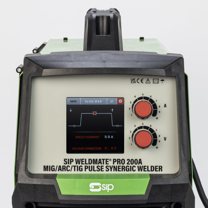 SIP WELDMATE® PRO 200A MIG/ARC/TIG Pulse Synergic Welder