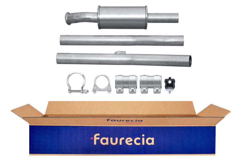 FAURECIA 8LB 366 022-431 Front Muffler - Easy2Fit® Kit - fits RENAULT MEGANE I