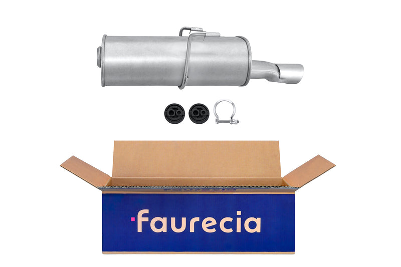 FAURECIA 8LD 366 032-991 Rear Muffler - Easy2Fit® Kit - fits PEUGEOT 206