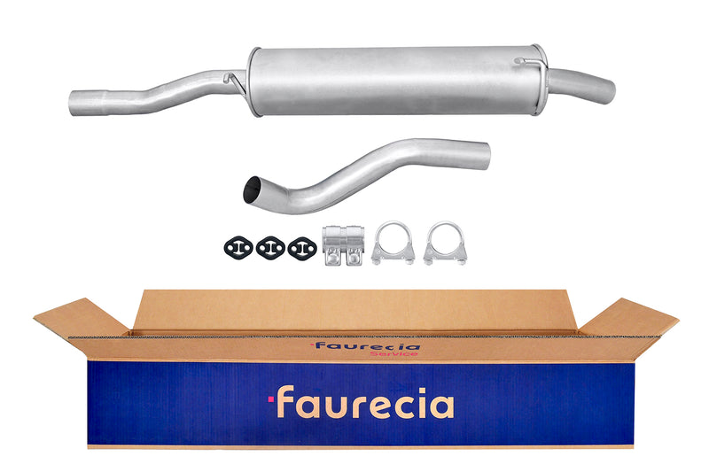 FAURECIA 8LB 366 022-721 Front Muffler - Easy2Fit® Kit - fits SKODA FABIA II