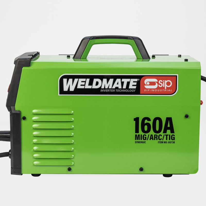 SIP WELDMATE® AUTOPLUS 160A MIG/ARC/TIG Synergic Welder with Cart Package