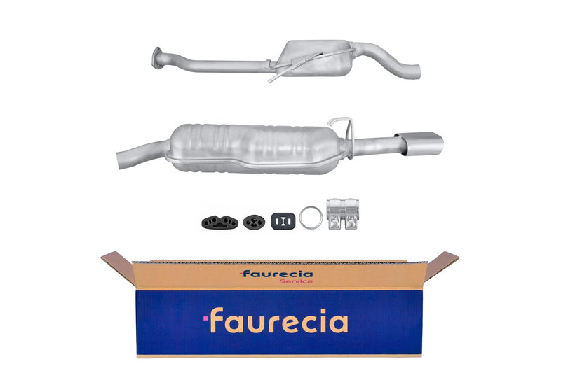 FAURECIA 8LD 366 026-991 Rear Muffler - Easy2Fit® Kit - fits BMW 3 Compact (E36)