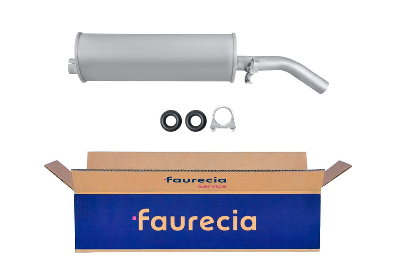 FAURECIA 8LD 366 033-891 Rear Muffler - Easy2Fit® Kit - fits RENAULT CLIO I