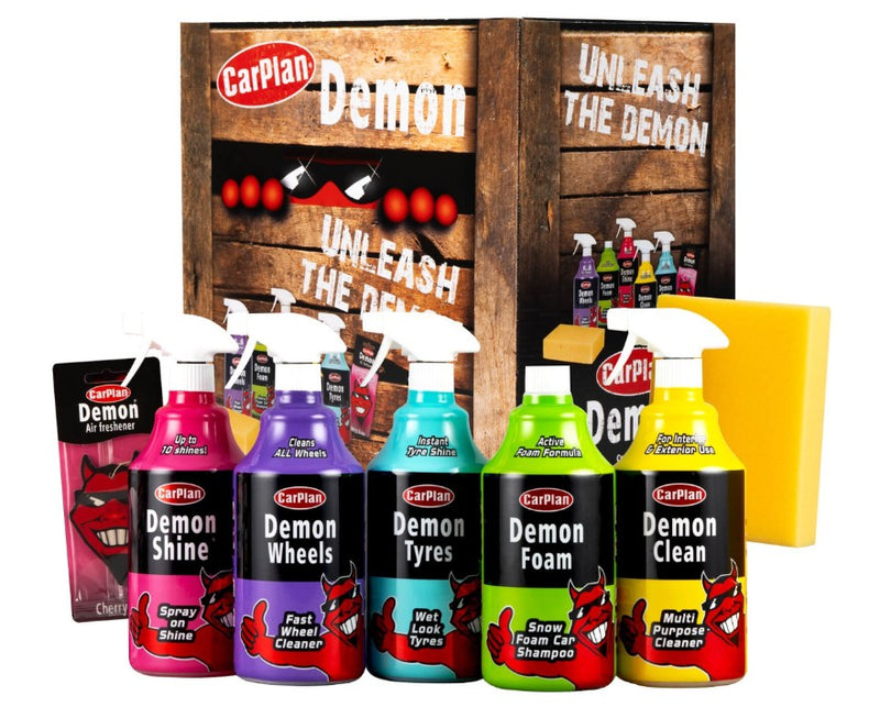 CarPlan Demon Valeting Car Care Gift Pack Kit