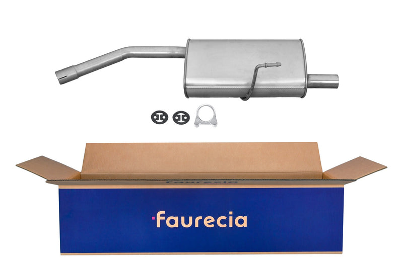 FAURECIA 8LD 366 029-001 Rear Muffler - Easy2Fit® Kit - fits FIAT SEICENTO