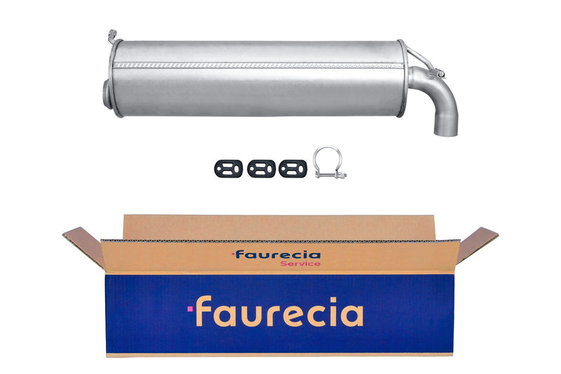 FAURECIA 8LD 366 028-151 Rear Muffler - Easy2Fit® Kit - fits RENAULT DUSTER