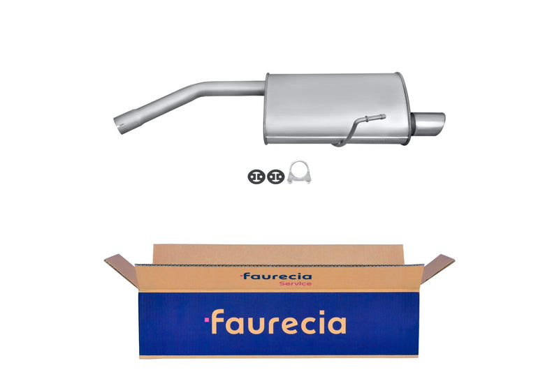 FAURECIA 8LD 366 027-751 Rear Muffler - Easy2Fit® Kit - fits CITROËN ZX