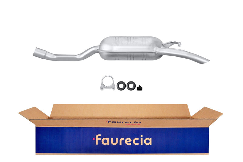 FAURECIA 8LD 366 033-291 Rear Muffler - Easy2Fit® Kit - fits MERCEDES-BENZ C-CLASS (W202)