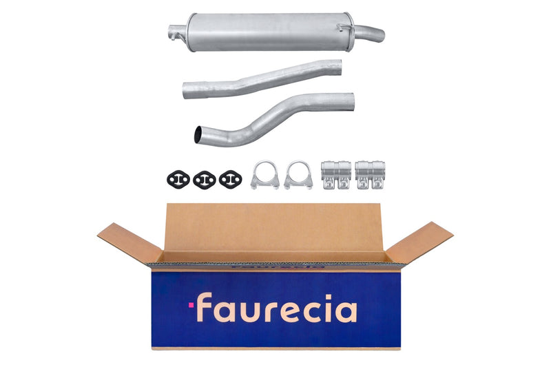 FAURECIA 8LB 366 022-591 Front Muffler - Easy2Fit® Kit - fits SAAB 9-3 (YS3D)