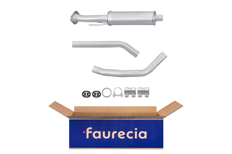 FAURECIA 8LC 366 023-261 Centre Muffler - Easy2Fit® Kit - fits CITROËN VISA