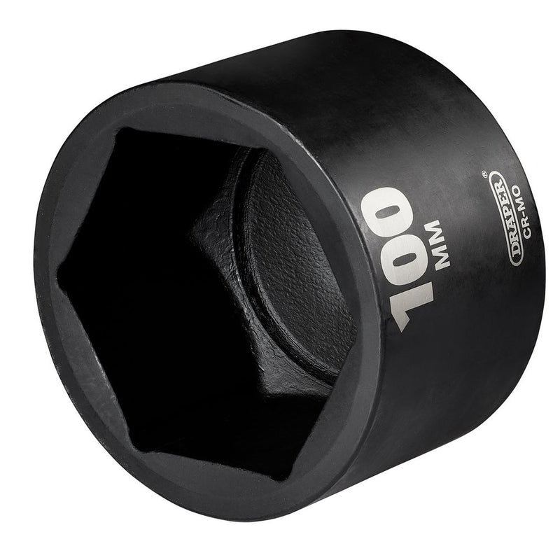 Draper HI-TORQ® Deep Impact Socket, 1" Sq. Dr., 100mm