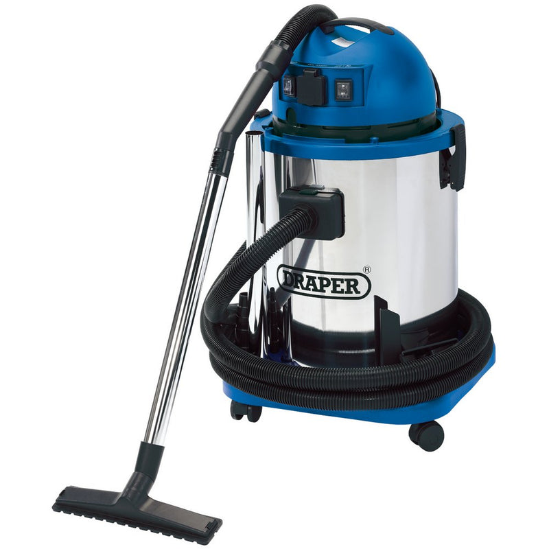 Wet & Dry Vacuum Cleaner with Stainless Steel Tank 50L 1400W & 230V