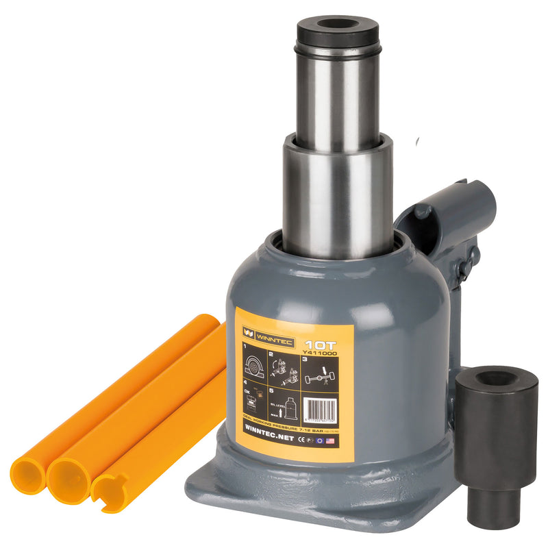 WINNTEC® 10 TON Low-Profile Bottle Jack