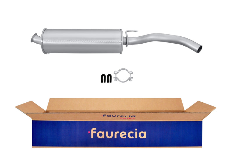 FAURECIA 8LD 366 033-821 Rear Muffler - Easy2Fit® Kit - fits RENAULT 12