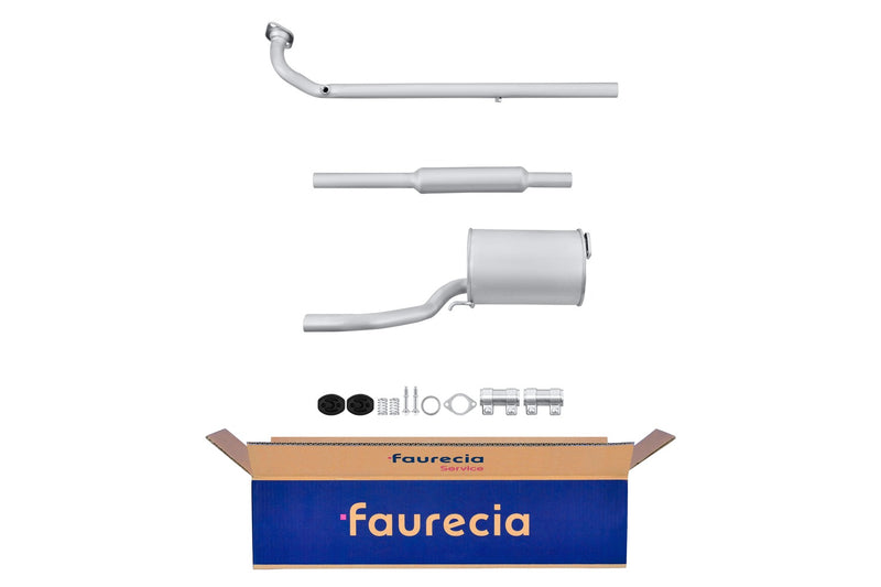 FAURECIA 8LB 366 021-301 Front Muffler - Easy2Fit® Kit - fits PEUGEOT 206