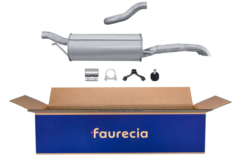 FAURECIA 8LD 366 028-181 Rear Muffler - Easy2Fit® Kit - fits DACIA DUSTER