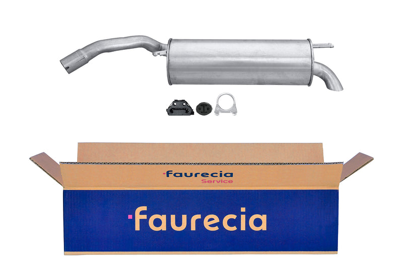 FAURECIA 8LD 366 032-221 Rear Muffler - Easy2Fit® Kit - fits PEUGEOT 306