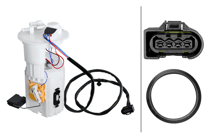 HELLA 8TF 358 306-591 Fuel Feed Unit - Electric - 4-pin connector