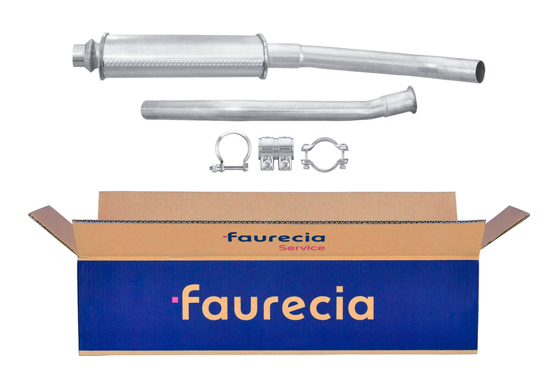 FAURECIA 8LC 366 024-201 Centre Muffler - Easy2Fit® Kit - fits VOLVO S40 II