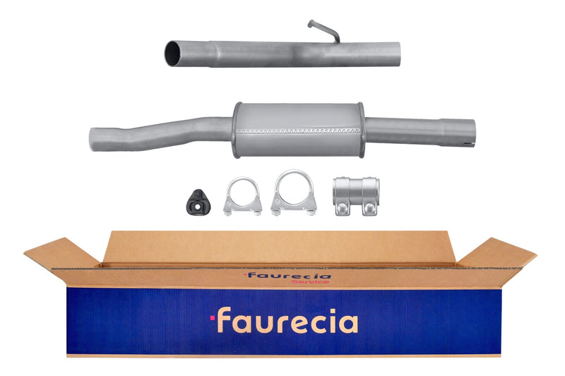 FAURECIA 8LC 366 025-741 Centre Muffler - Easy2Fit® Kit - fits OPEL MOVANO A (X70)