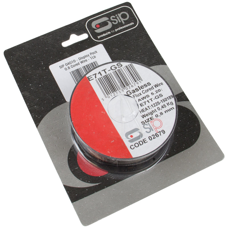 SIP 0.45kg x 0.8mm Flux-Cored Welding Wire Pack