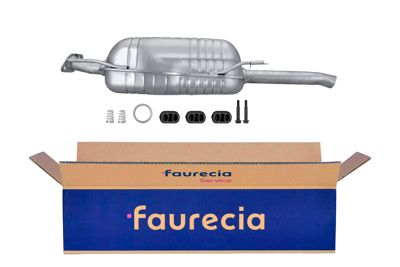 FAURECIA 8LD 366 031-341 Rear Muffler - Easy2Fit® Kit - fits OPEL CORSA C