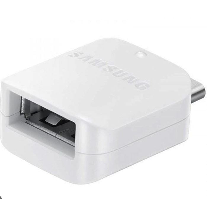 New Samsung White C To USB OTG Connector Adapter