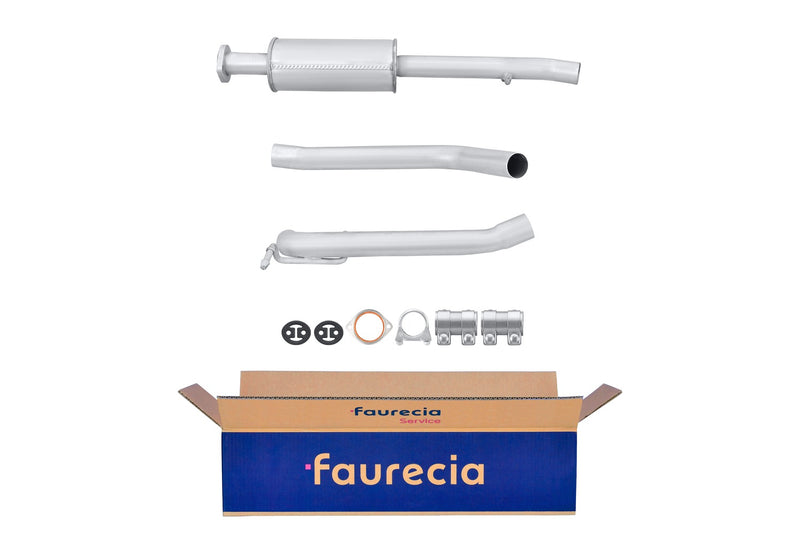 FAURECIA 8LC 366 023-591 Centre Muffler - Easy2Fit® Kit - fits KIA PRIDE