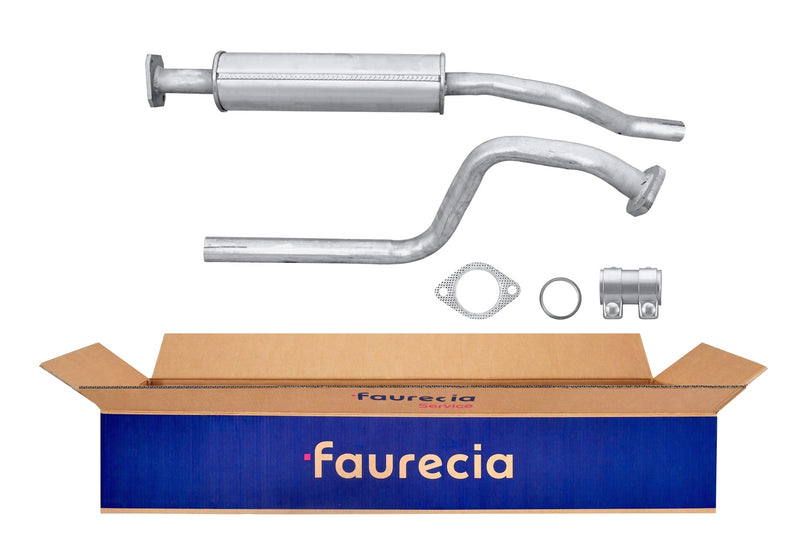 FAURECIA 8LC 366 023-791 Centre Muffler - Easy2Fit® Kit - fits FIAT PUNTO