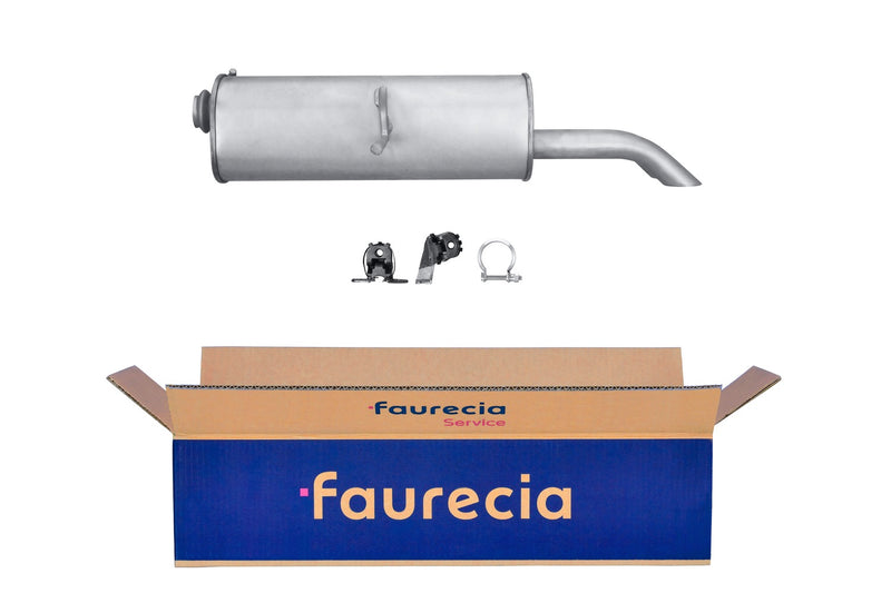 FAURECIA 8LD 366 032-211 Rear Muffler - Easy2Fit® Kit - fits PEUGEOT 306