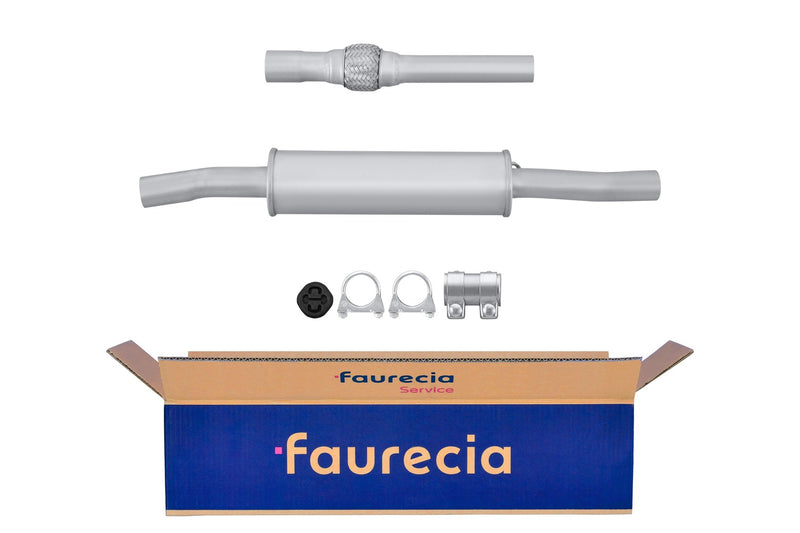 FAURECIA 8LD 366 028-701 Rear Muffler - Easy2Fit® Kit - fits FIAT PANDA