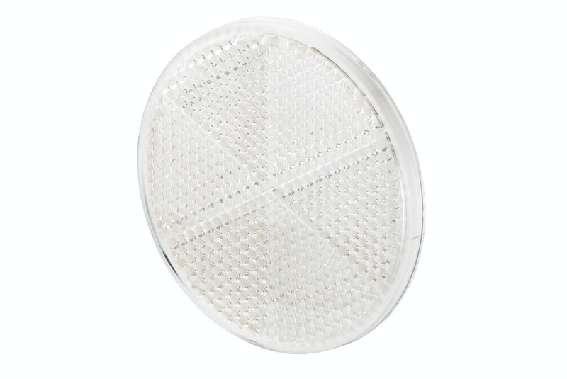 HELLA 8RA 002 014-291 Reflector - Lens Colour: White - round - Glued/mounting