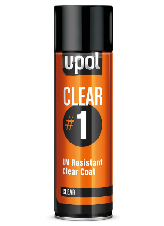 Upol High Gloss UV Clear Coat 450ML - CLEAR/AL