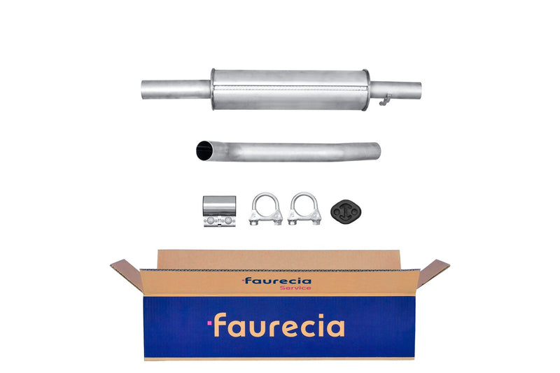 FAURECIA 8LC 366 023-901 Centre Muffler - Easy2Fit® Kit - fits HYUNDAI H100