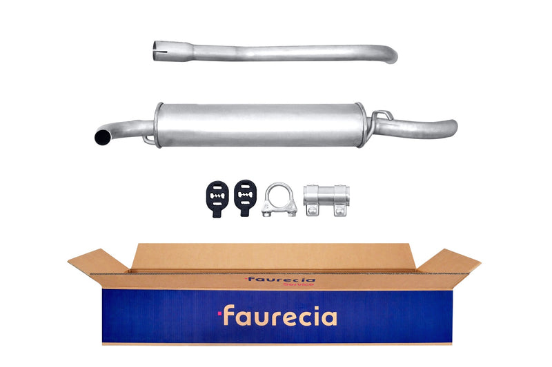 FAURECIA 8LD 366 030-091 Rear Muffler - Easy2Fit® Kit - fits FORD MONDEO I