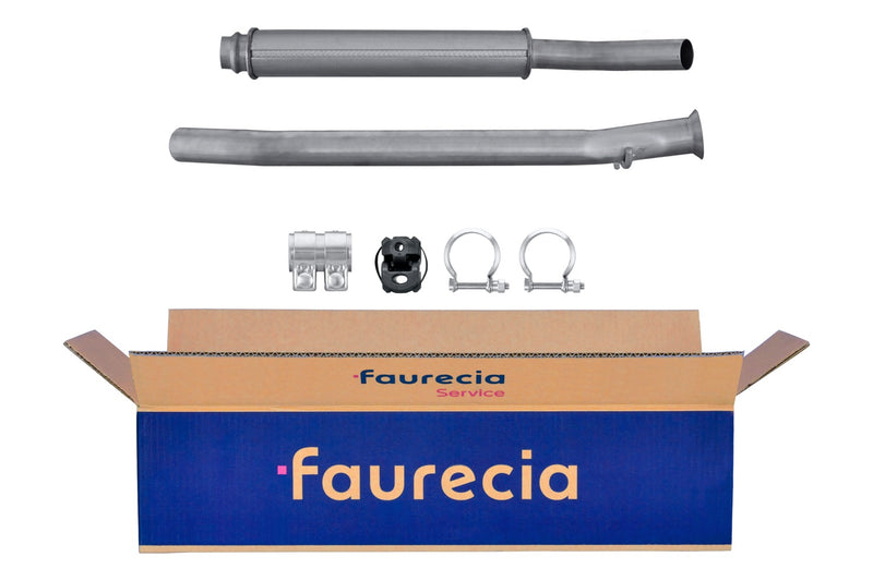 FAURECIA 8LB 366 020-361 Front Muffler - Easy2Fit® Kit - fits FIAT DUCATO