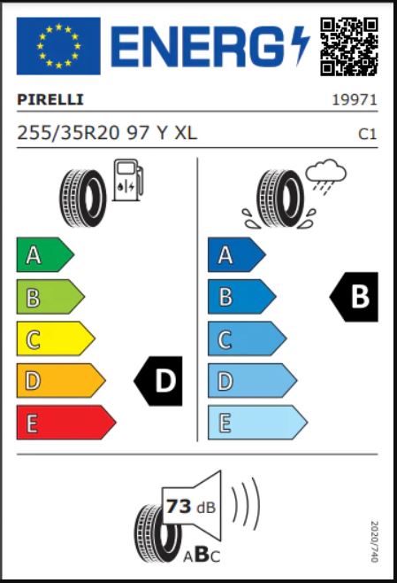 255 35 20 97Y Pirelli P-Zero Tyres x2 Pair