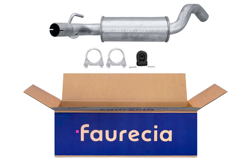 FAURECIA 8LC 366 026-281 Centre Muffler - Easy2Fit® Kit - fits VW TRANSPORTER T4