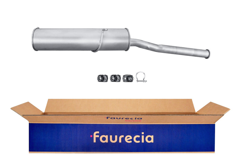 FAURECIA 8LD 366 028-471 Rear Muffler - Easy2Fit® Kit - fits FIAT 124