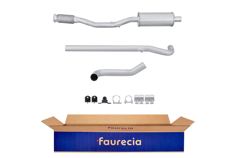 FAURECIA 8LC 366 023-301 Centre Muffler - Easy2Fit® Kit - fits CITROËN AX