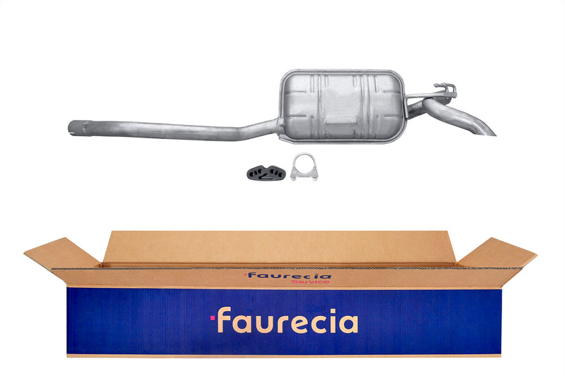 FAURECIA 8LD 366 031-911 Rear Muffler - Easy2Fit® Kit - fits PEUGEOT 207